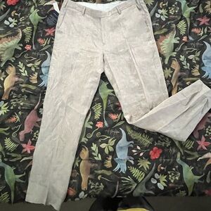 NWT Brook Taverner men’s linen pants, beige, 36W